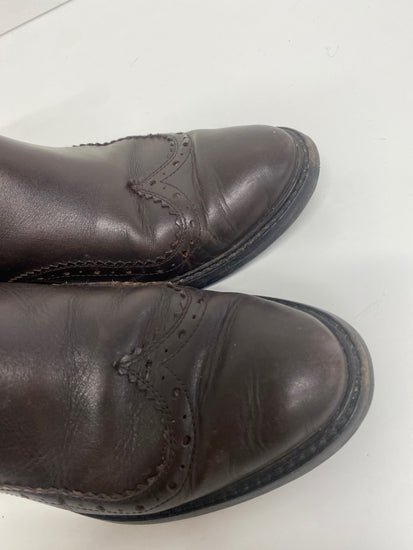 Fabulous Hobbs Genevieve brogue ankle Boots Uk5 Brown Leather LT002