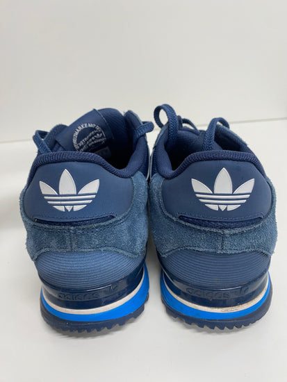 Fabulous Adidas ZX 750 suede Sneakers Uk8 Navy Blue Classics LT002