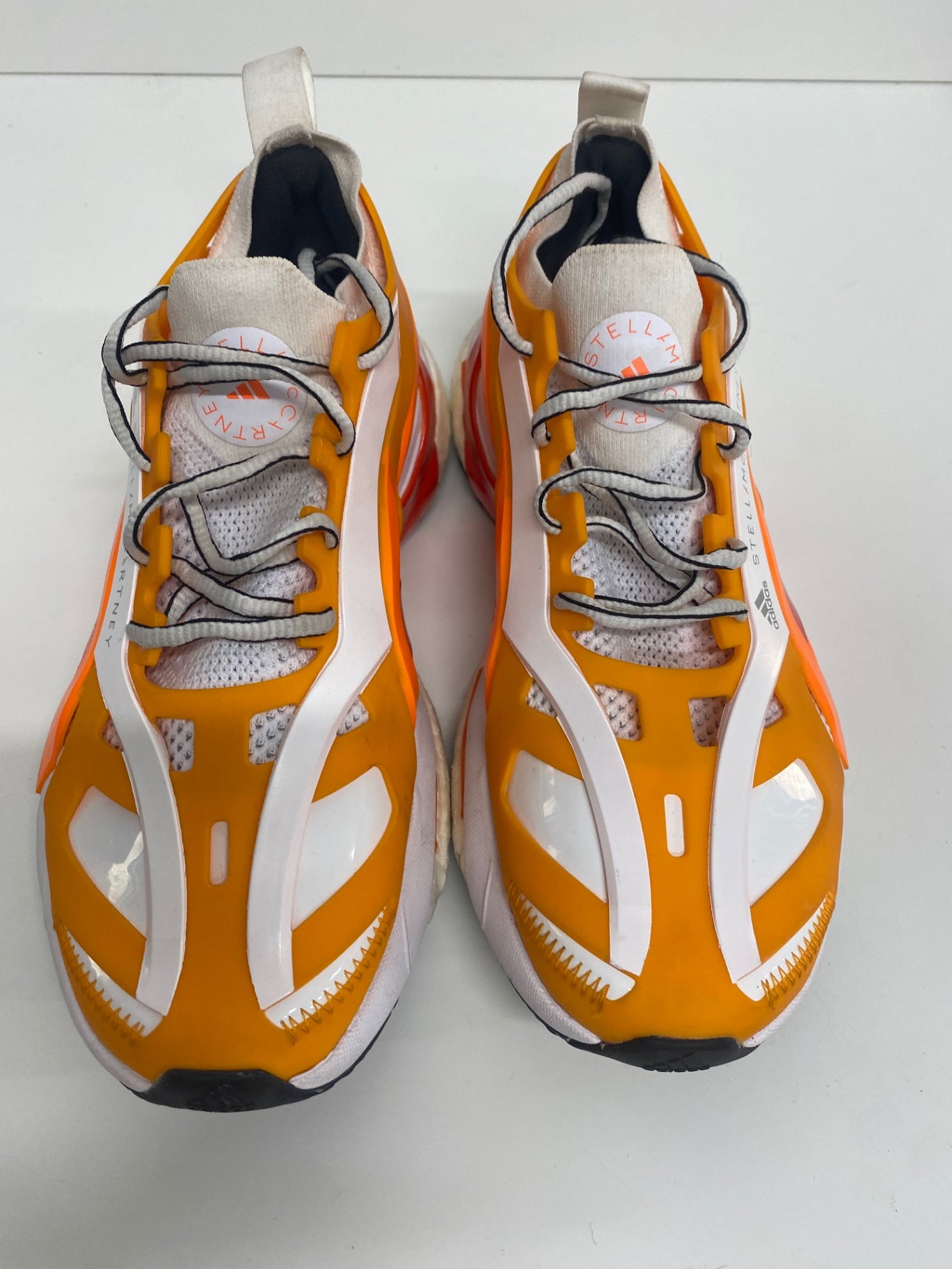 Fabulous Adidas x Stella McCartney Solarglide Sneakers Uk5.5 Orange & White KF221