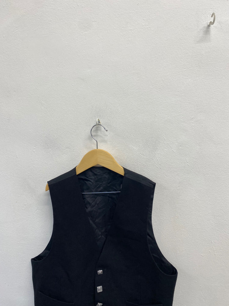 Fabulous traditional ex hire Scottish Kilt waistcoat age 14-16 36 inch #801 MD001