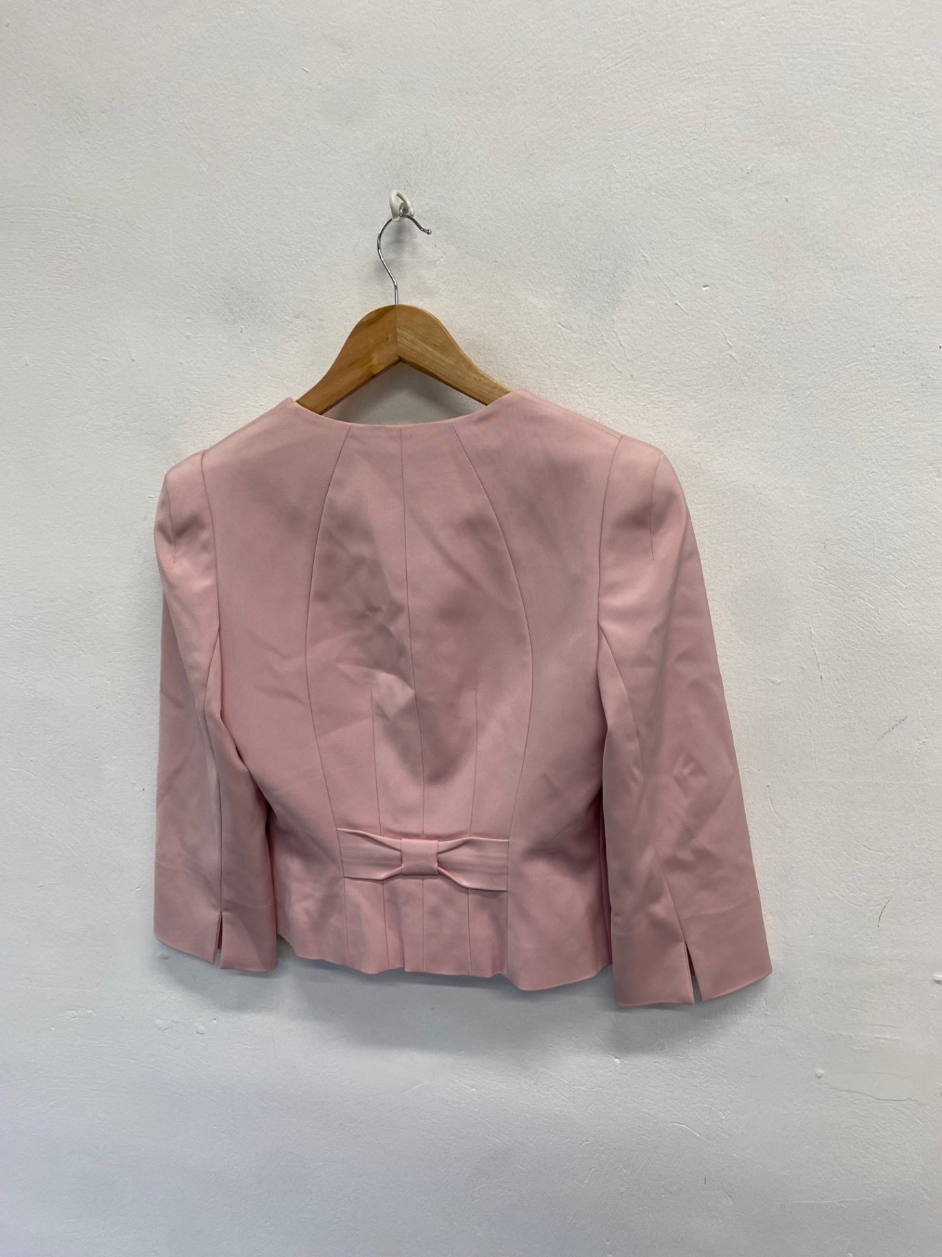 Fabulous Phase Eight Cropped blazer UK 10 Pink KF221