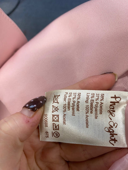 Fabulous Phase Eight Cropped blazer UK 10 Pink KF221