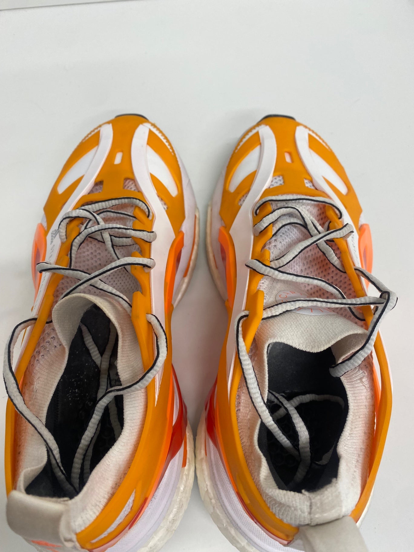 Fabulous Adidas x Stella McCartney Solarglide Sneakers Uk5.5 Orange & White KF221