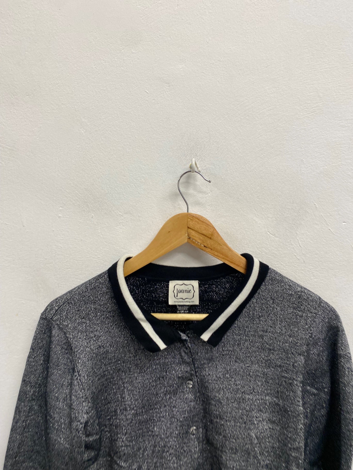 Fabulous Joanie Cardigan UK 10 Silver metallic PT503