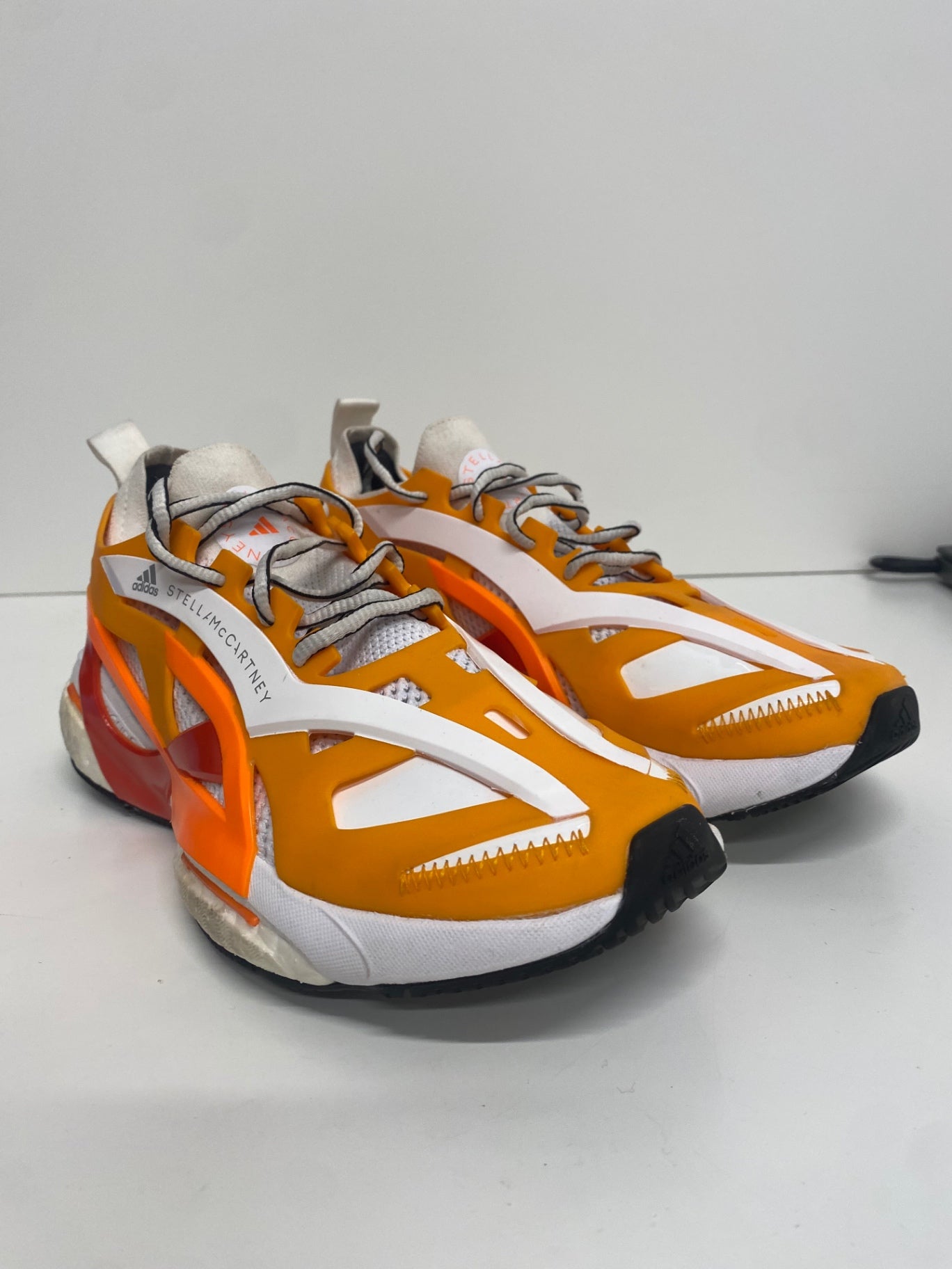 Fabulous Adidas x Stella McCartney Solarglide Sneakers Uk5.5 Orange & White KF221