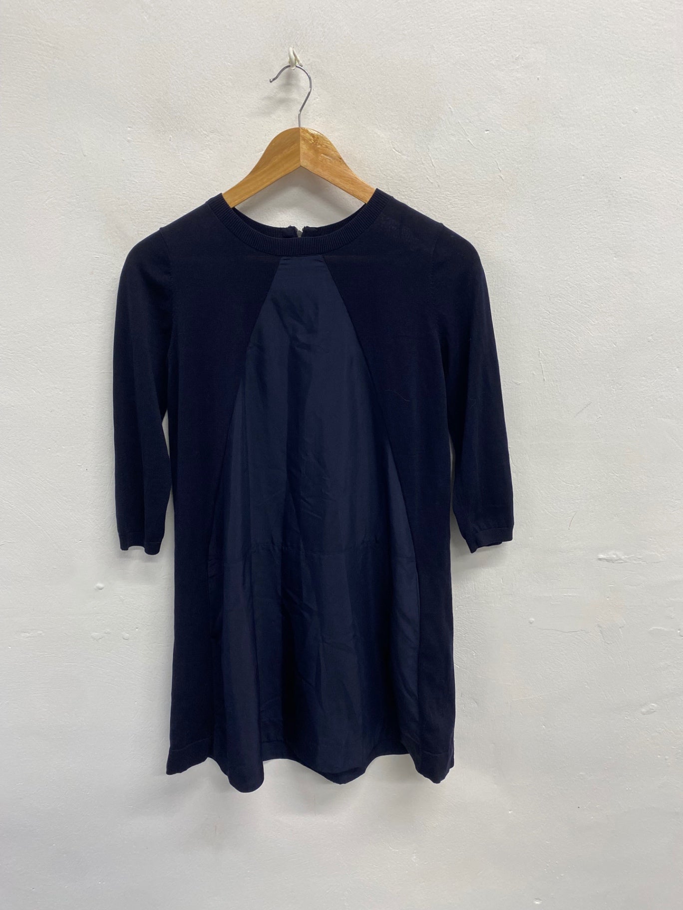 Fabulous COS Mini dress UK 8 Navy blue smock KF221