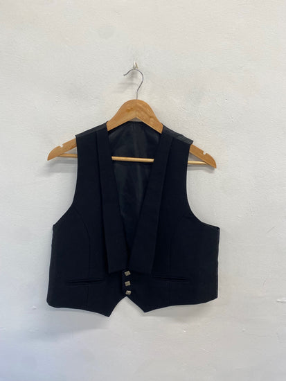 Fabulous traditional Scottish celtic Kilt waistcoat UK 40 R Black #807 PT503