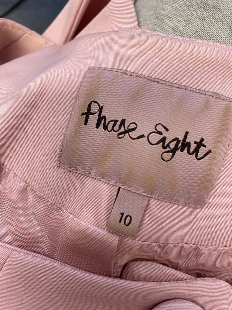 Fabulous Phase Eight Cropped blazer UK 10 Pink KF221