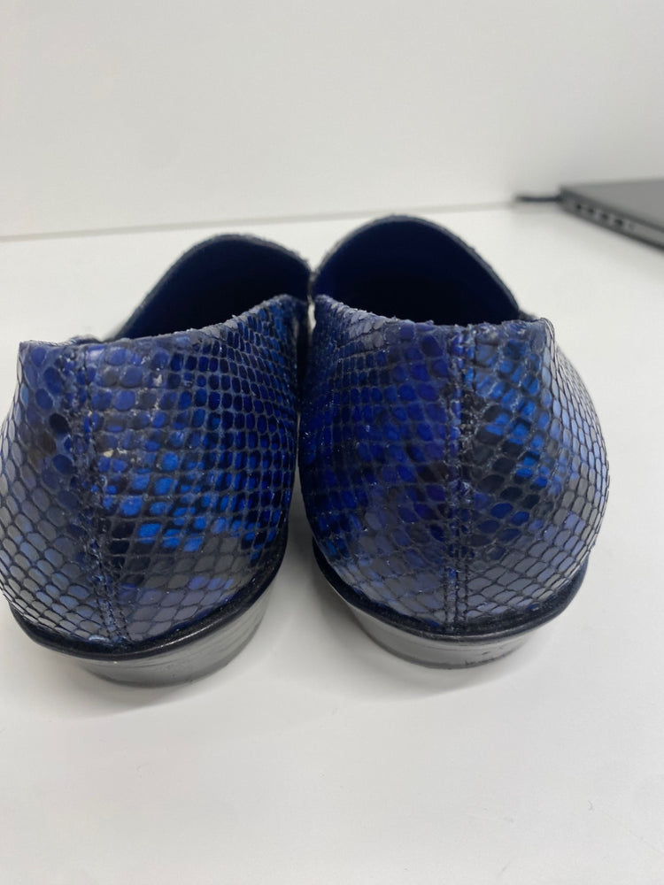 Fabulous Paul smith Janell leather Loafers UK5 Blue & Black Animal KF221