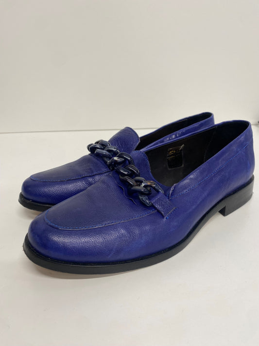 Fabulous Paul Smith Cora Leather Loafers UK5 Blue Chain KF001