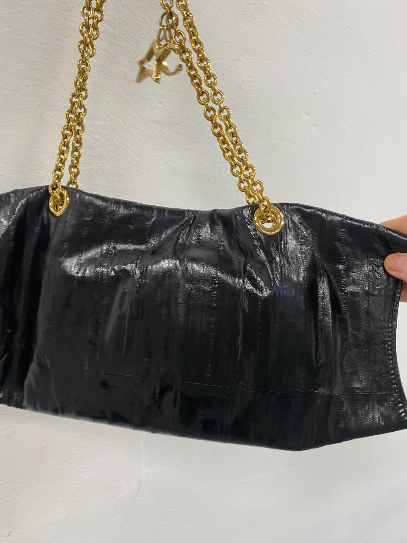 Fabulous classic leather  Moltedo evening Bag One size Black DM002