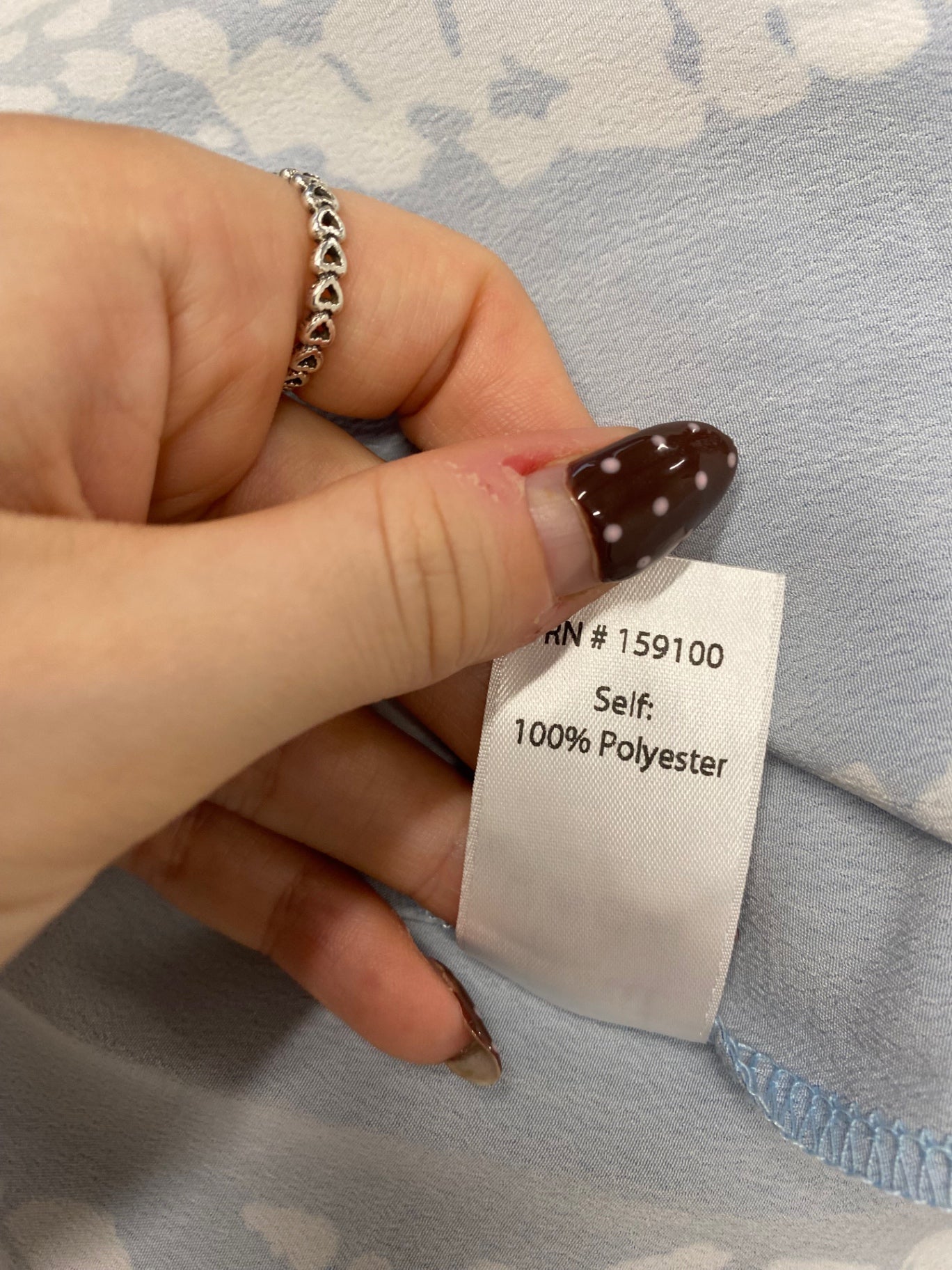 Fabulous Lezat Midi Dress UK 8 Blue white abstract KF221