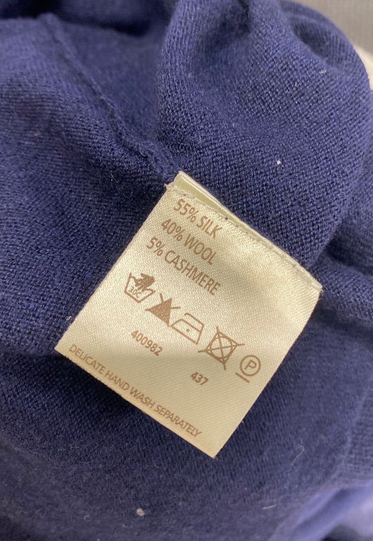 Fabulous Phase Eight Cardigan silk wool cashmere UK 10 Blue ombre KF221