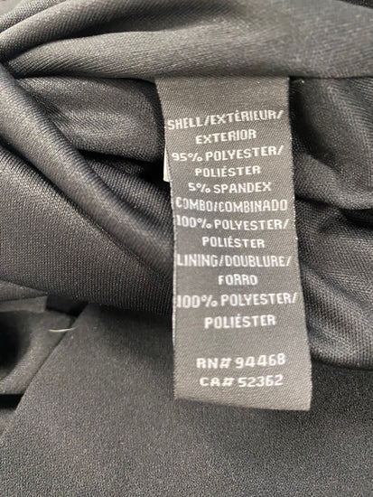 Fabulous Vera Wang evening maxi Dress UK12 Black RG99