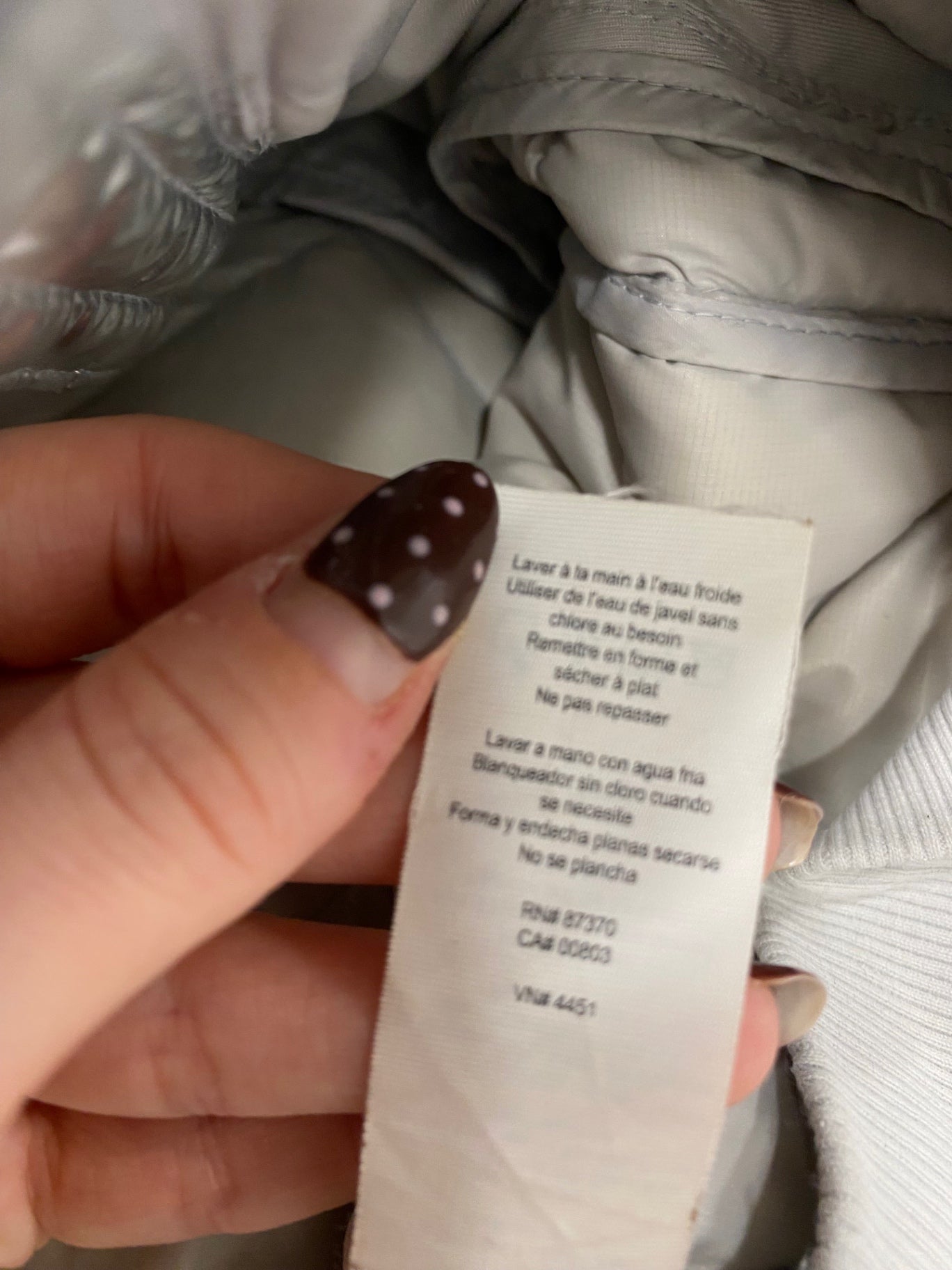 Fabulous Alo Bomber down filled quilted Jacket UK 6-8 Silver KF221