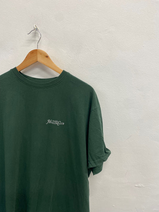 Fabulous Sporty & Rich printed T-Shirt UK 14 Green AC504