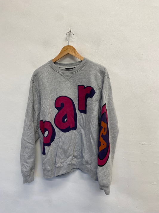 Fabulous by Parra loudness Sweatshirt UK L grey Pink AC504