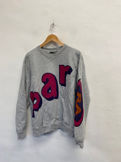 Fabulous by Parra loudness Sweatshirt UK L grey Pink AC504