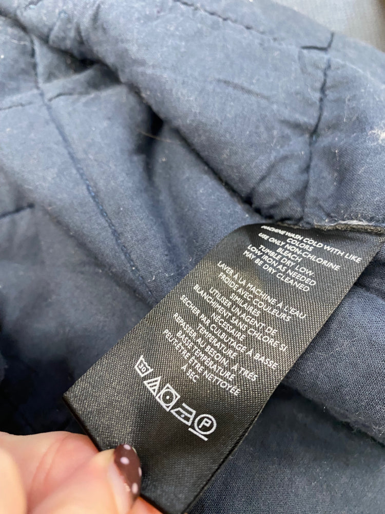 Fabulous Free People Chloe Quilted jacket bomber UK 14 Navy floral AC504