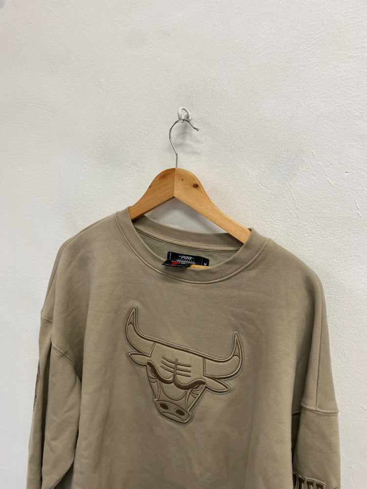 Fabulous pro standard Chicago bulls Sweatshirt UK M Beige AC504