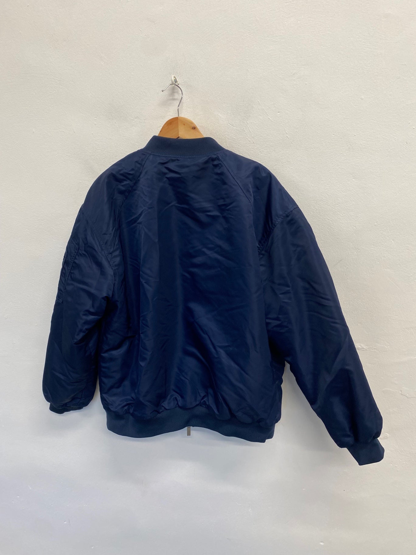 Fabulous Sweaty Betty Bomber Jacket UK 14 Navy AC504