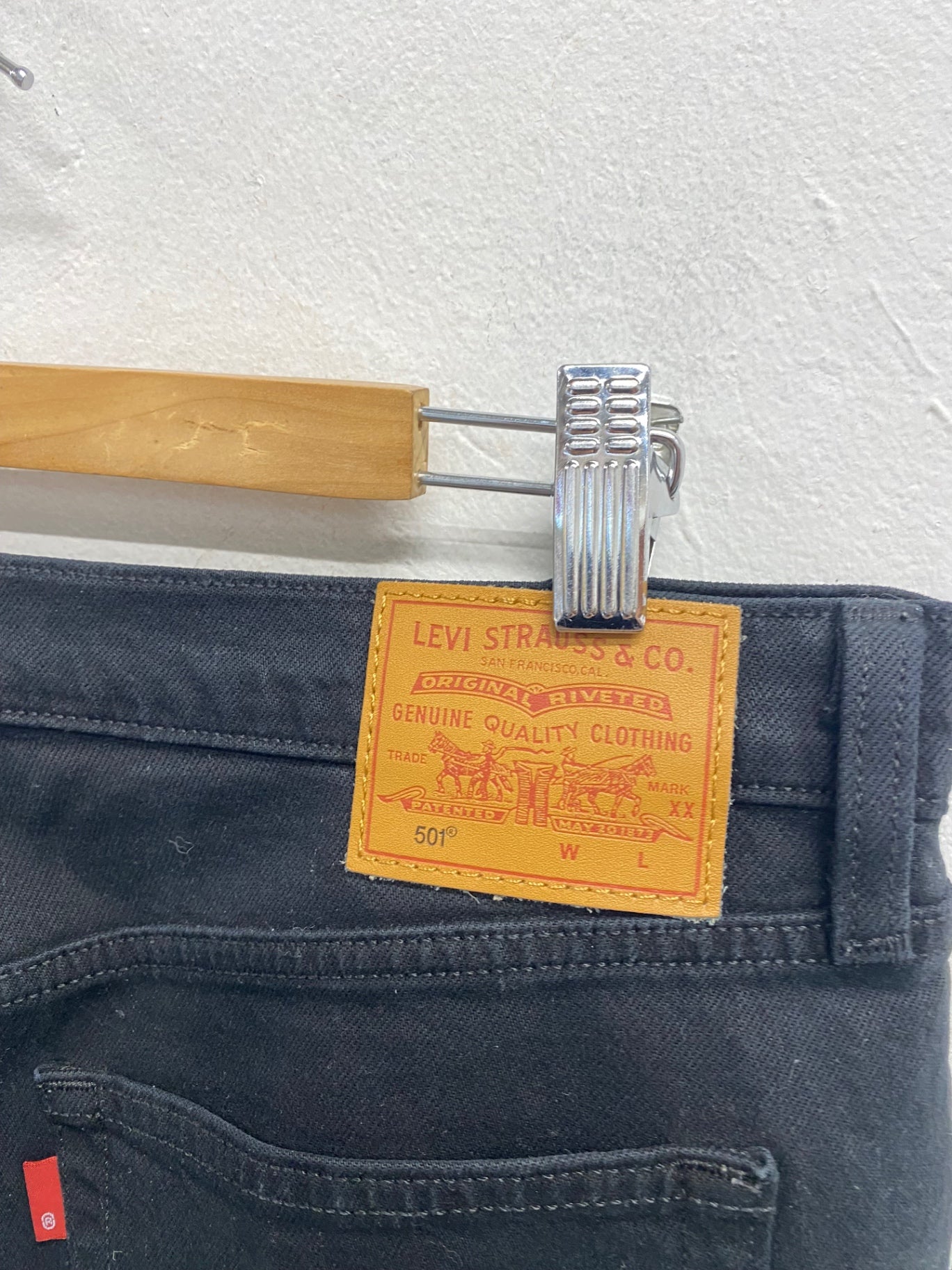 Fabulous Levi's 501 Straight jeans W32 L28 Black AC504