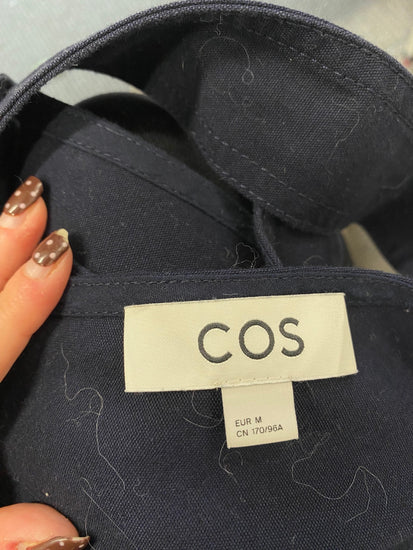 Fabulous Cos Dungarees UK 14/16 Navy casual boiler AC604