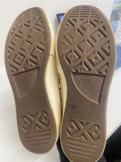 Fabulous Converse x Comme des Garçons PLAY Sneakers Uk7 cream AC504