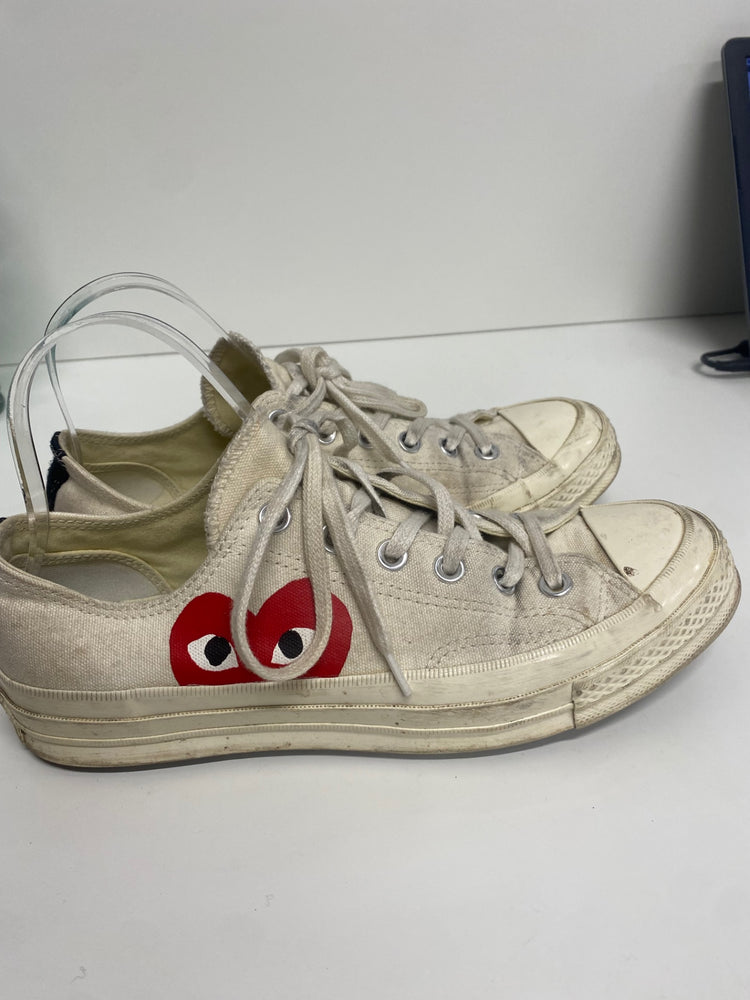Fabulous Converse x Comme des Garçons PLAY Sneakers Uk7 cream AC504