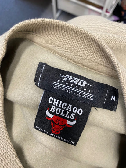 Fabulous pro standard Chicago bulls Sweatshirt UK M Beige AC504