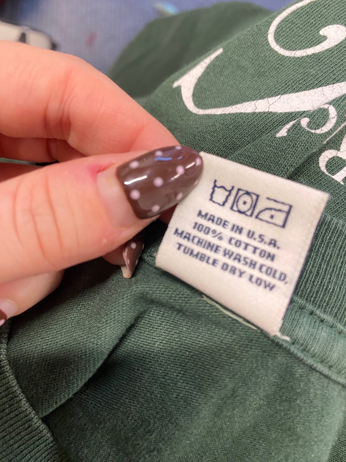 Fabulous Sporty & Rich printed T-Shirt UK 14 Green AC504