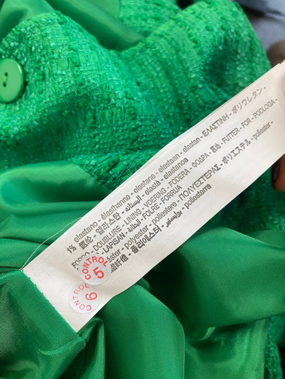 Fabulous Zara Boucle oversized Blazer UkM Emerald Green New NN505