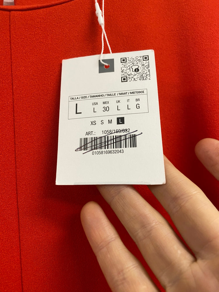 Fabulous Zara wide leg boho Jumpsuit UKS Red NN505