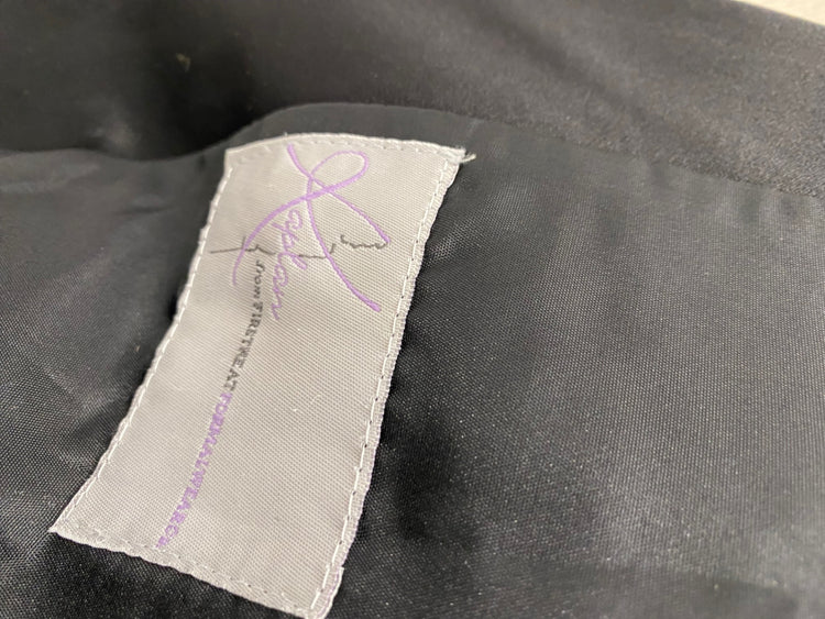 Fabulous ex hire Scottish Wool Prince Charlie Kilt Jacket Age 9-11 Black #910 MD001