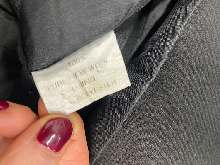 Fabulous ex hire Scottish Wool Prince Charlie Kilt Jacket Age 9-11 Black #910 MD001