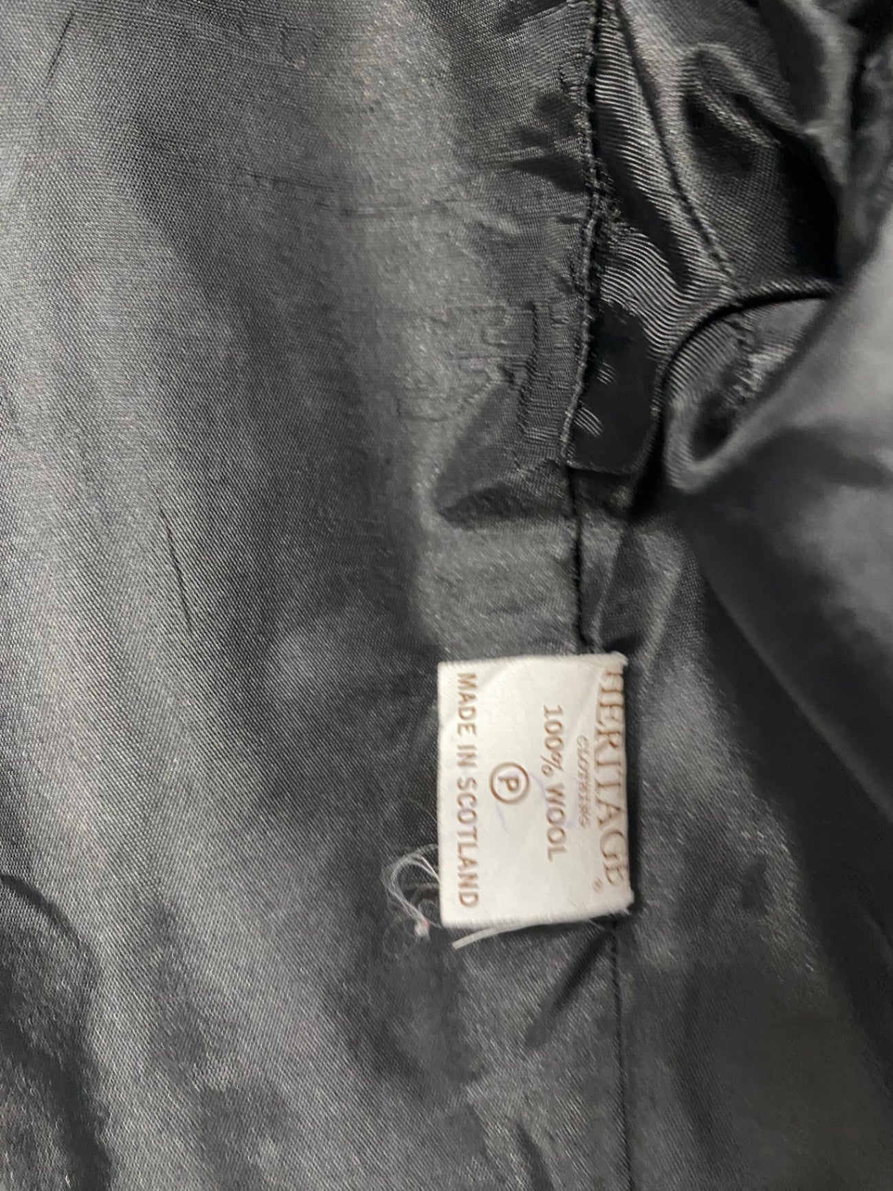 Fabulous ex hire Heritage wool Prince Charlie Kilt Jacket Age 8-10 Black #903 MD001