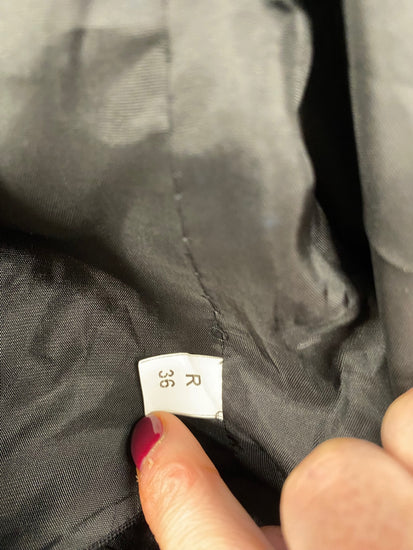 Fabulous ex hire Scottish Prince Charlie Wool Kilt waistcoat 36R Black #911 MD001