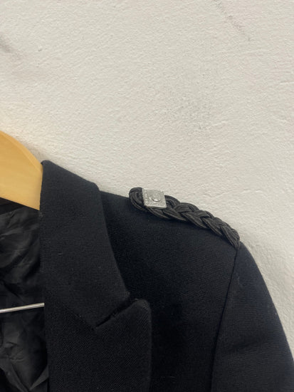 Fabulous Ex Hire Prince Charlie Scottish Blazer Age 6-7 Black #913 MD002