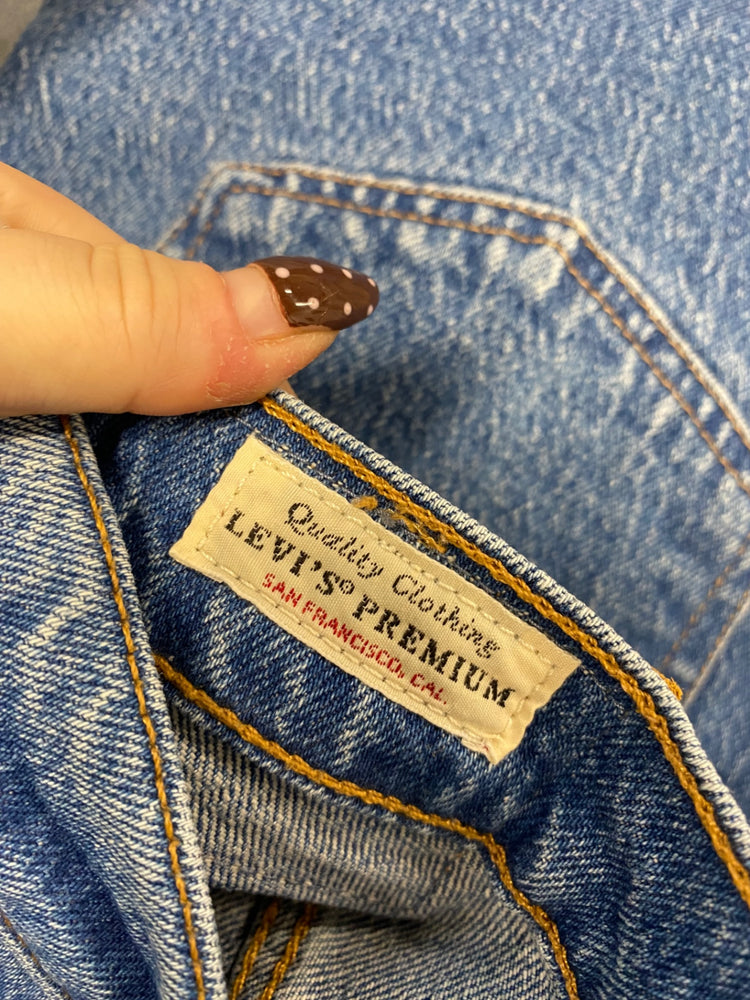 Fabulous Levi’s rib cage straight Cropped jeans W31" Blue NN505