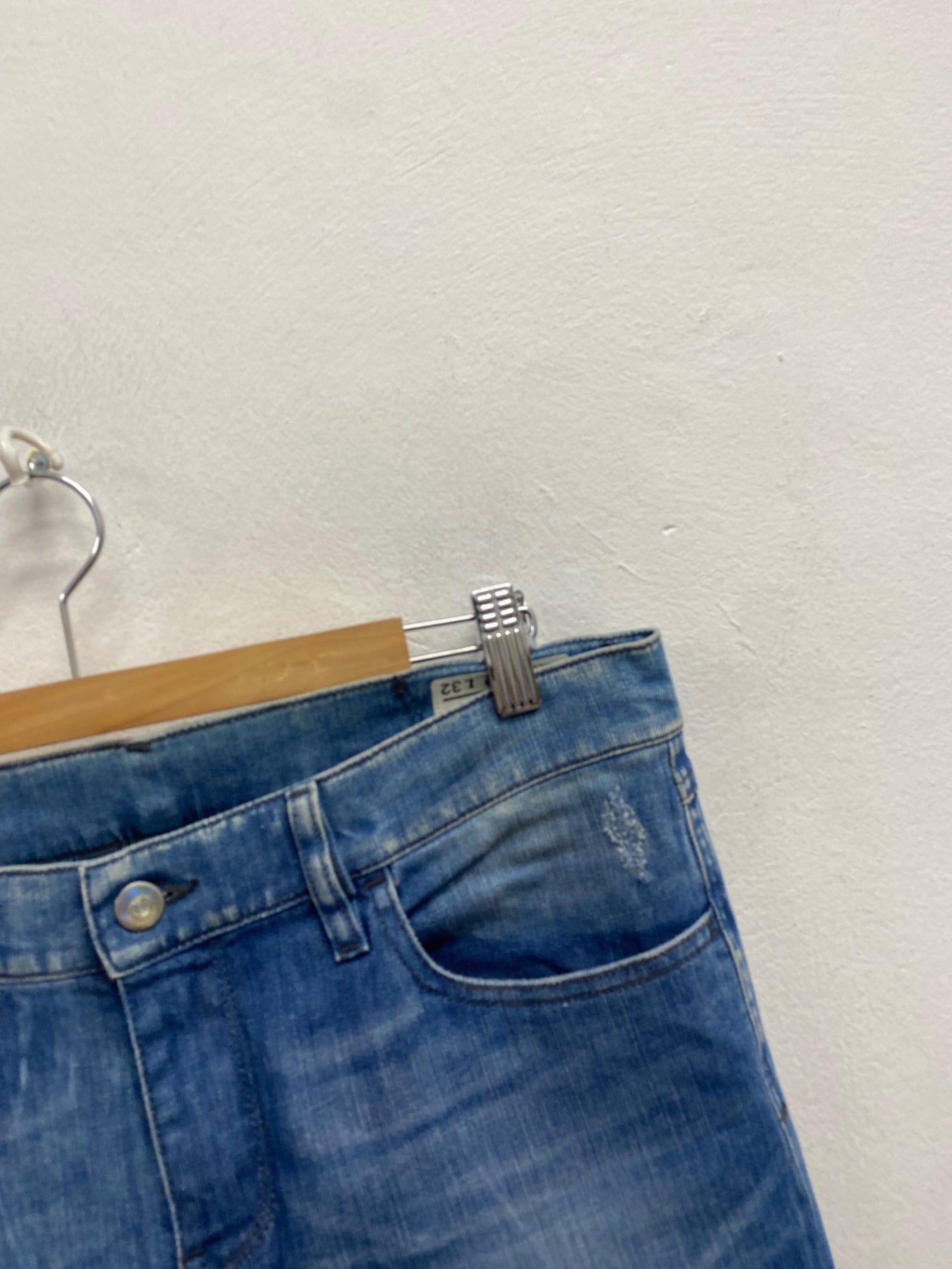 Fabulous Diesel livy y2k distressed stud Straight jeans W32” Blue NN505