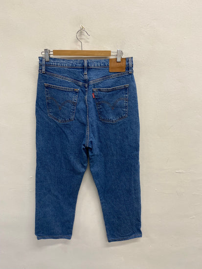 Fabulous Levi’s rib cage straight Cropped jeans W31" Blue NN505