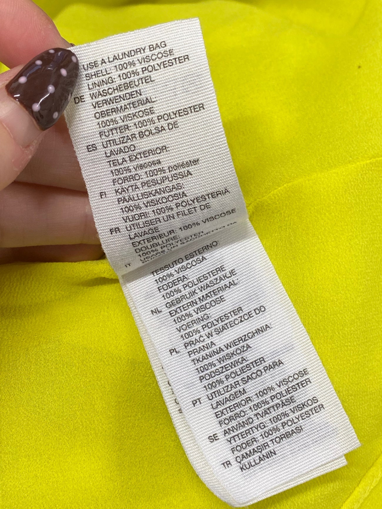 Fabulous & Other Stories Midi Dress UK 8 Lime green floral tie mesh NN505