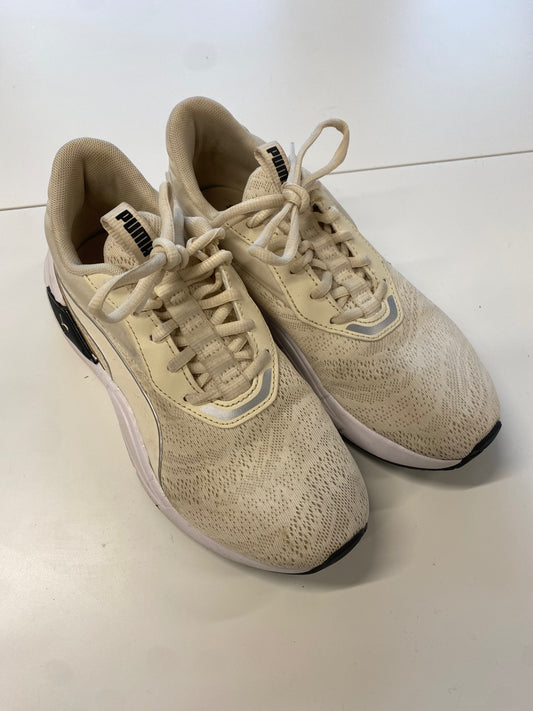 Fabulous Puma lex Trainers Uk 4 Beige animal print TA506