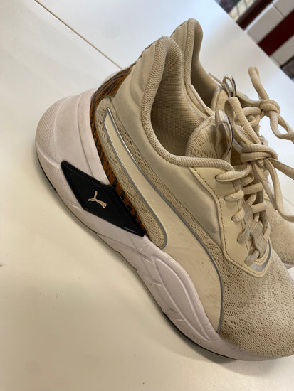 Fabulous Puma lex Trainers Uk 4 Beige animal print TA506