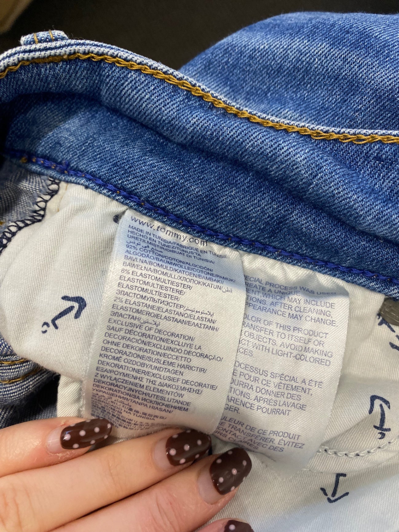 Fabulous Tommy Hilfiger Skinny Jeans W27” L32 Blue TA506