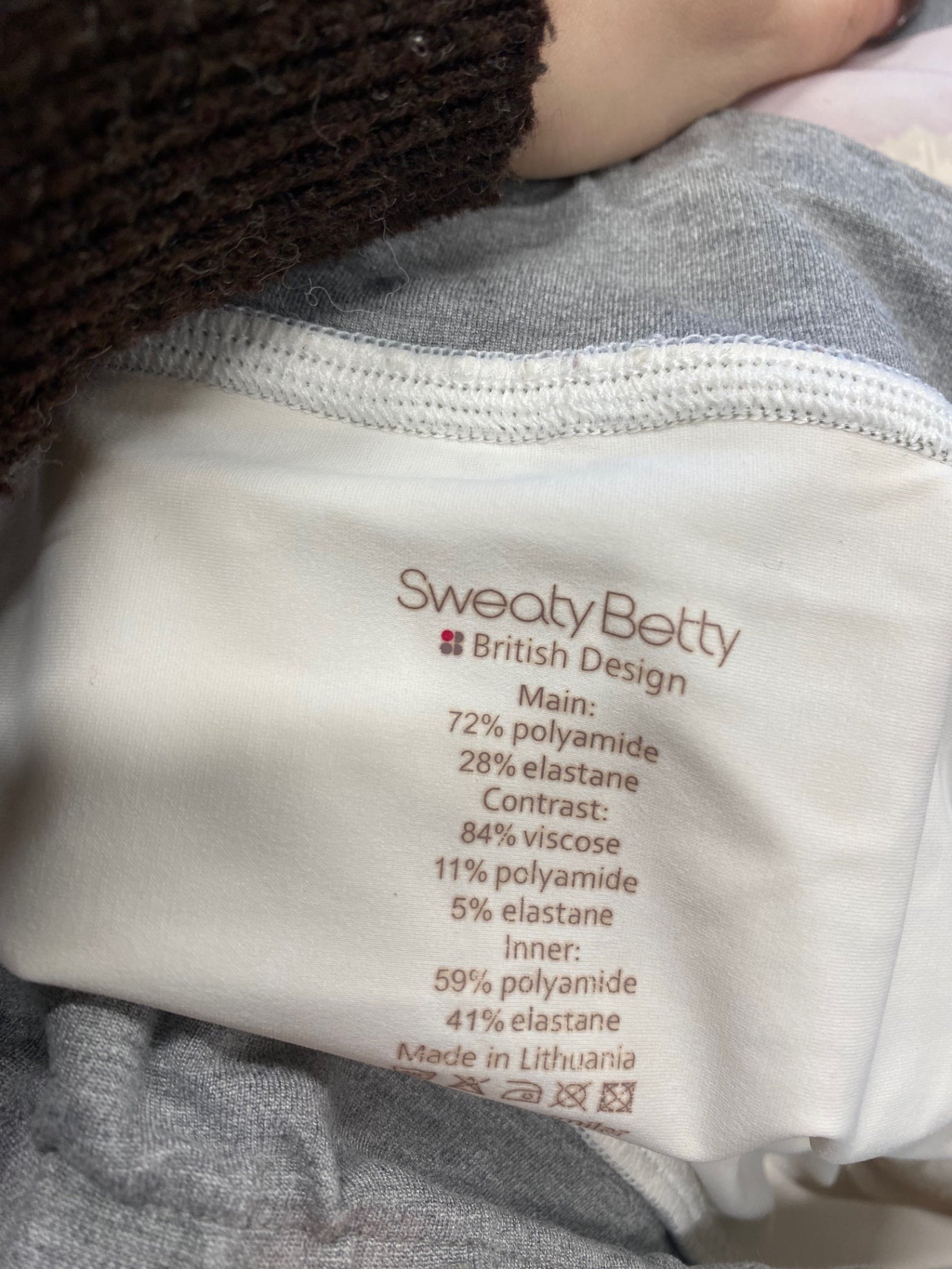 Fabulous Sweaty Betty Shorts UK 8 Dandelion grey TA506