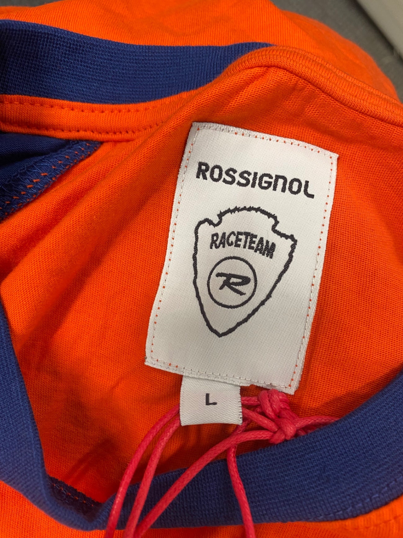 Fabulous Rossignol ski T-Shirt UK L Orange and Blue new CC510
