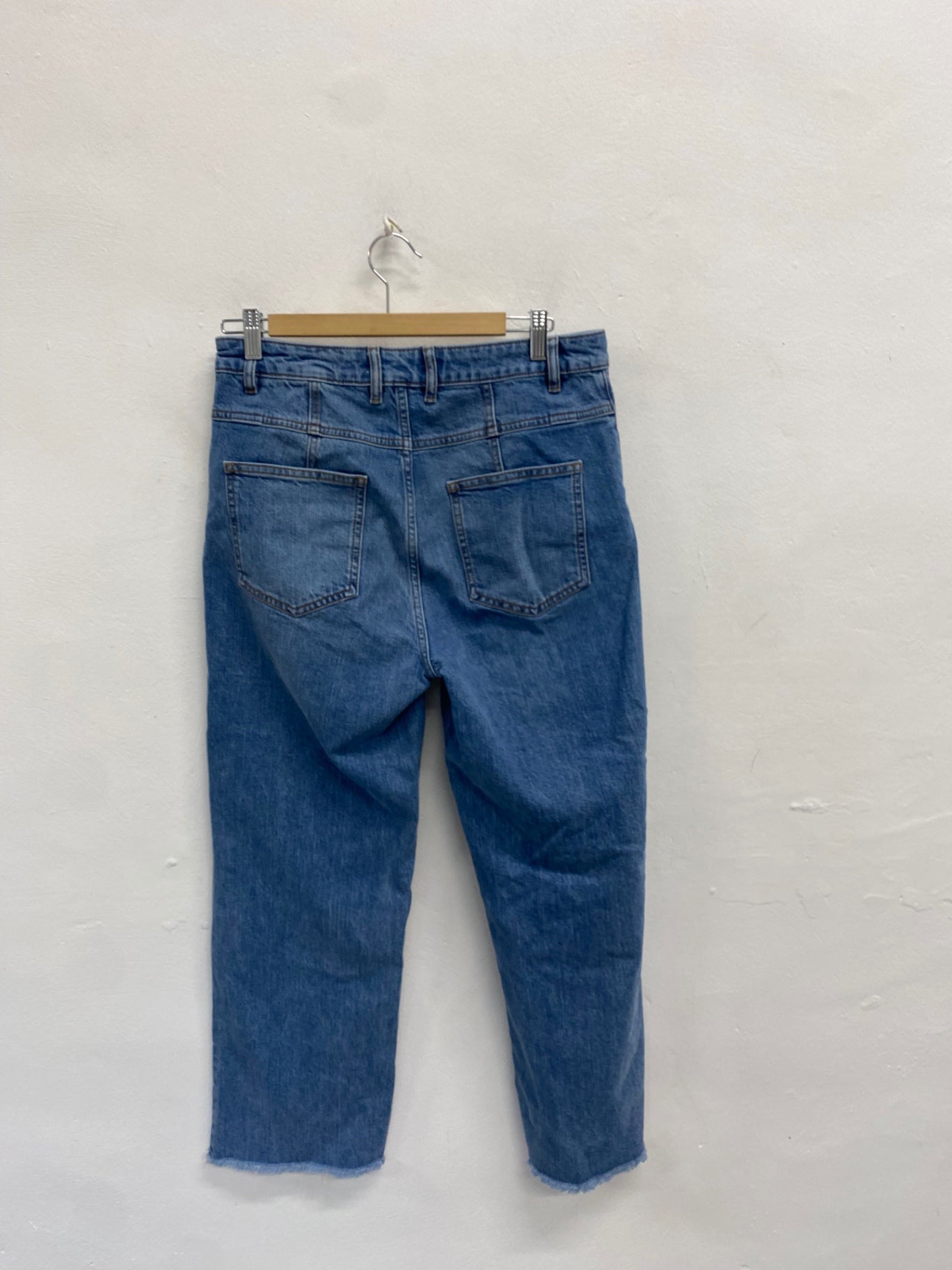 Fabulous MSCH Copenhagen Straight hem jeans UK 12 Blue SR509