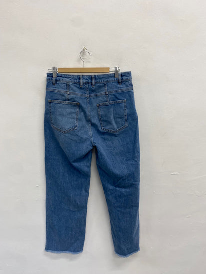 Fabulous MSCH Copenhagen Straight hem jeans UK 12 Blue SR509