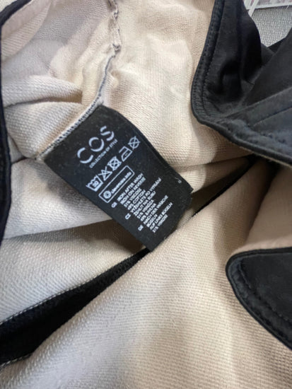 Fabulous COS loose satin Evening Party Dress UKS Black VG491